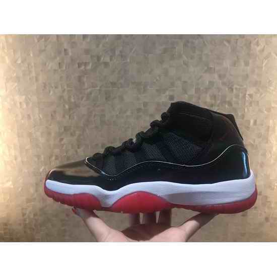 Air Jordan 11 Retro Men Shoes Black Red Low Cut